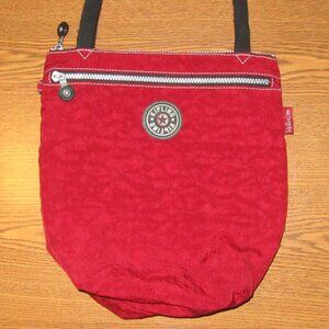 Kipling Dark Red Tote Bag - Pre-Loved But Still Some Life Left in it! B3